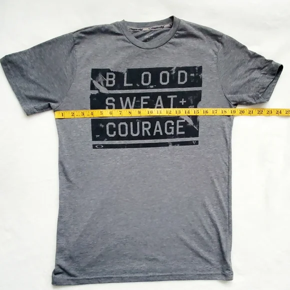 OAKLEY Blood Sweat Courage Tshirt - Picture 3 of 6
